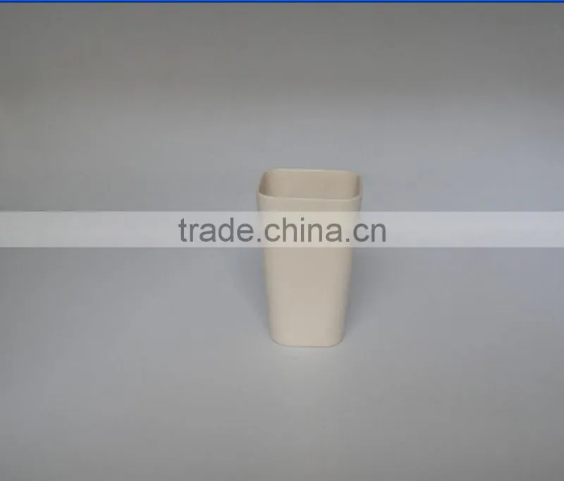bio bamboo fibre square shaped mugs