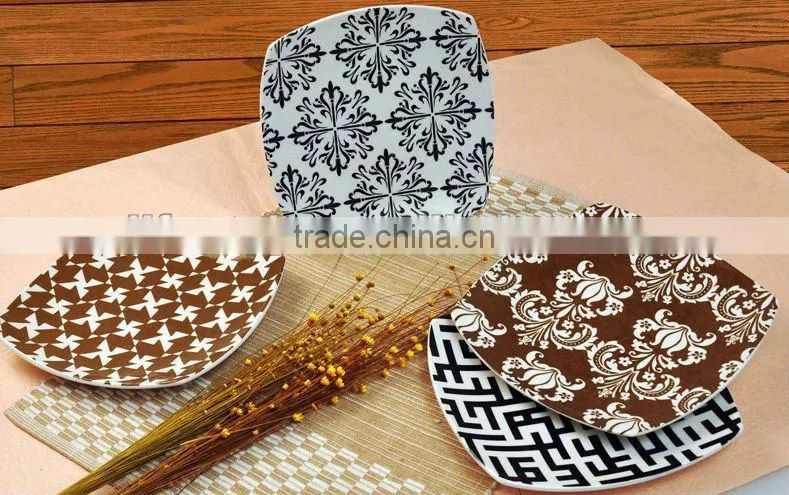 Square Ceramic Cake Plate