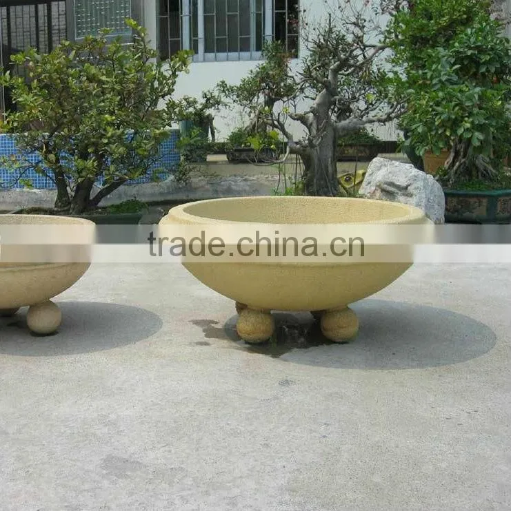 Fiberglass planter pots