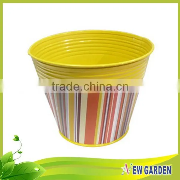 Popular Practical 100% Pure Natural Handmade Meatal Big Plant Pots