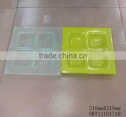 hot melt temper square glass plate