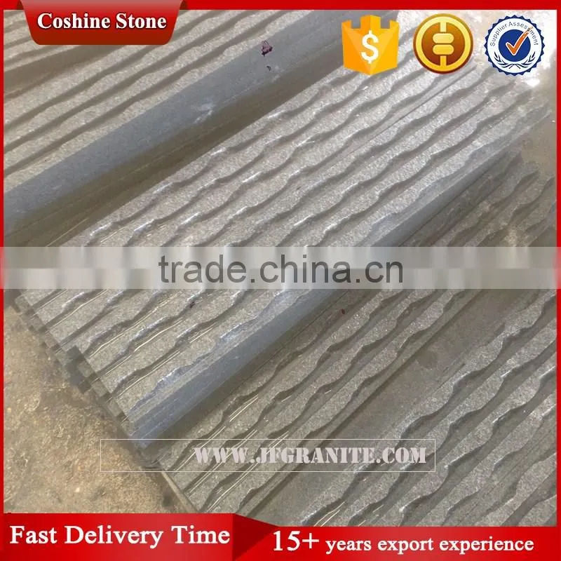 Wave groove design G654 granite for background