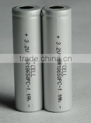 15C discharge rate 3.2V1100mAh 18650 battery