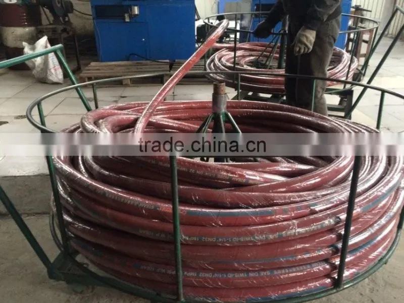 High Temperature High Pressure Red EPDM Rubber Steam Hose