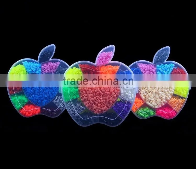 Wholesale DIY Toys Children Funny Puzzle Non-toxic Eco-friendly Plastic 5mm Mini Hama Perler Beads
