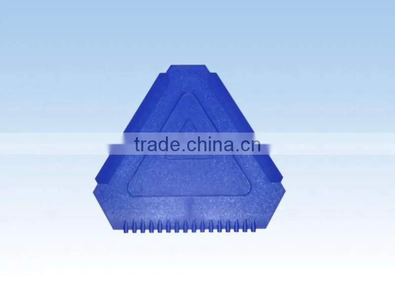 smalll mini size promotional plastic triangle cut novelty ice scraper