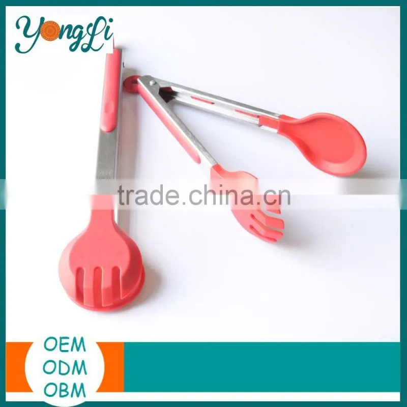 Alibaba China Colorful Stainless Steel Ice Tong Food Tong