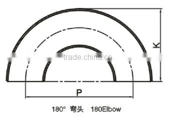 Professional 90 Degree Titanium Long Radius Elbow