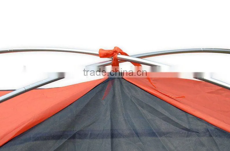 Simple and practical 2 doors frame tent for 2 men