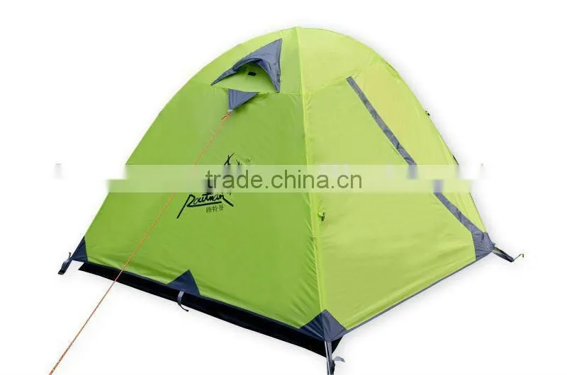 Simple and practical 2 doors frame tent for 2 men