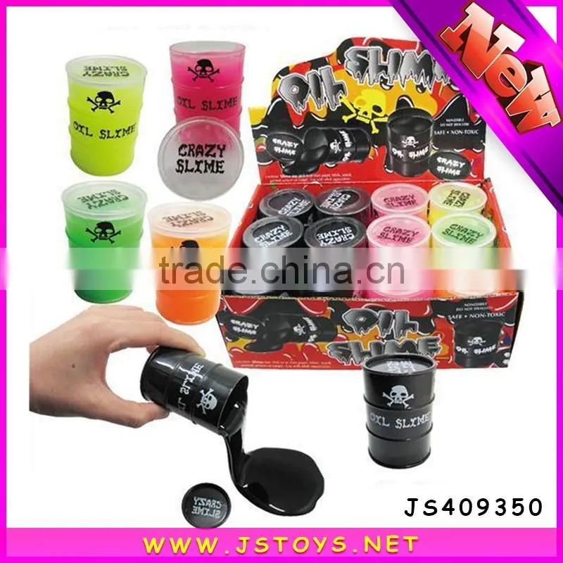 Colorful oil slime crystal slime toy for sale