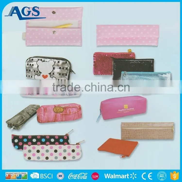 school supply wholesale pencil pouch with zipper