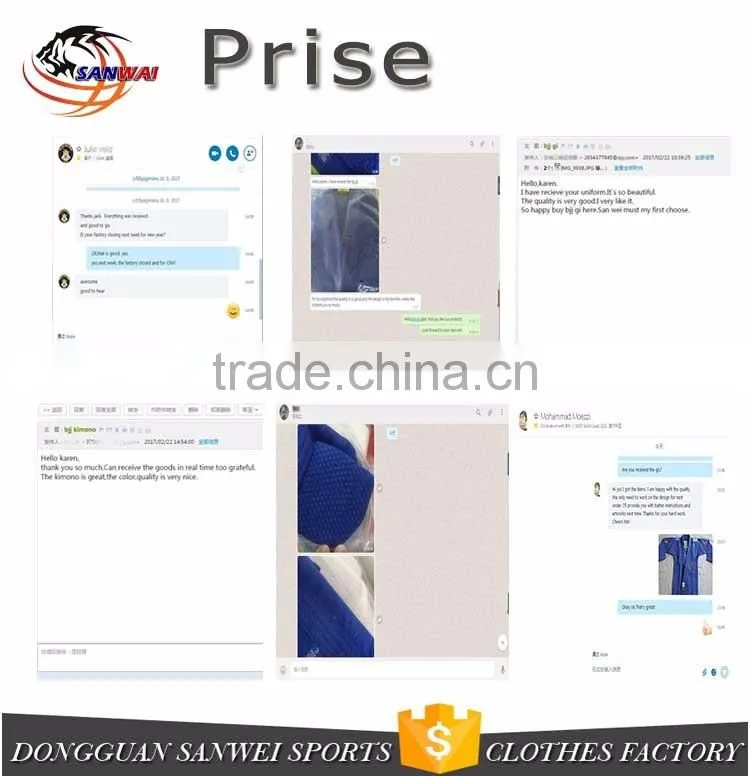 Wholesale custom canvas fabric westing karate sports karate uniform