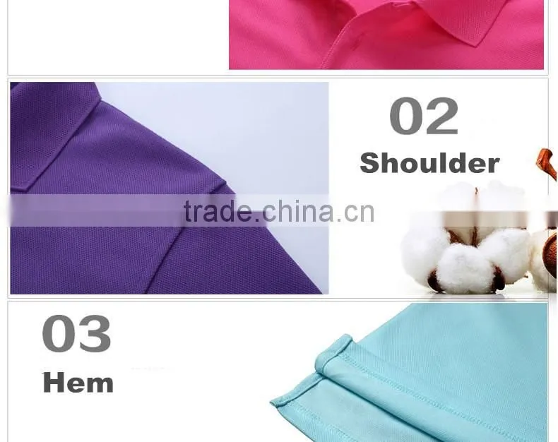New Design High Quality Custom Logo 100% Cotton T Shirt Mens Polo Shirts Short Sleeve Bulk