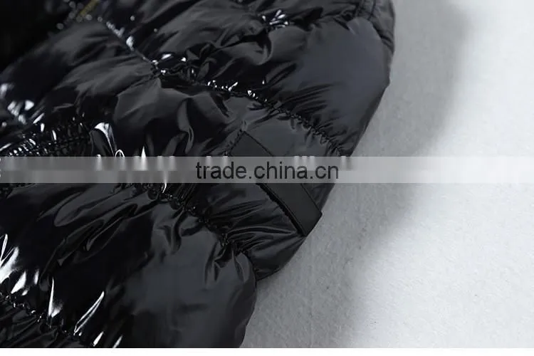 custom 2017 latest fashion western ladies winter duck down feather women jackets
