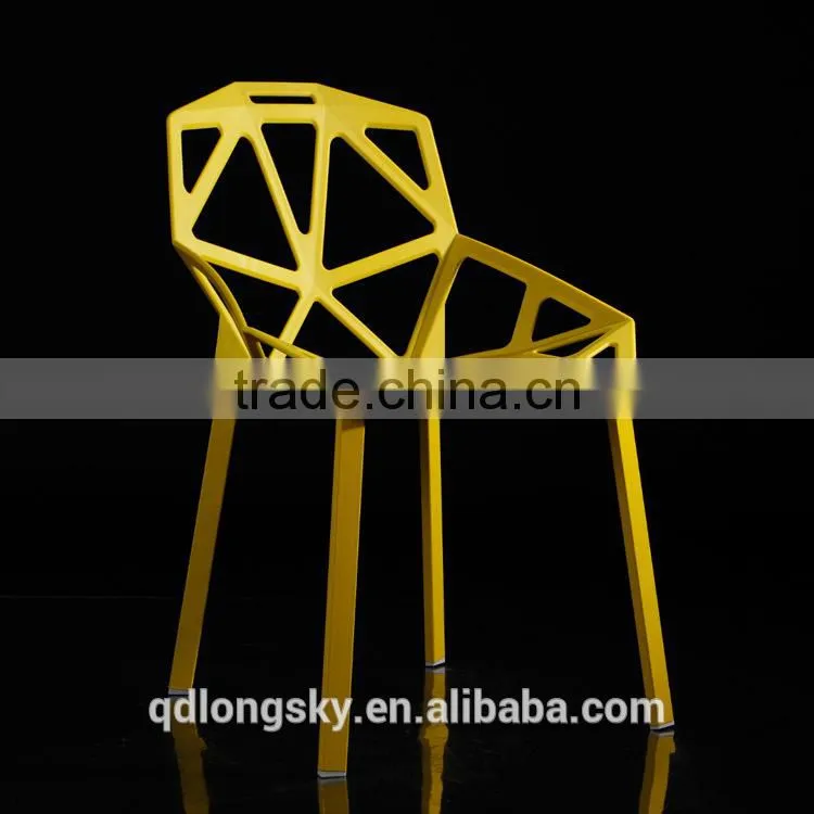 LS-4003 Wholesale Modern high quality Indoor and Outdoor Furniture PP dining chair plastic garden chair