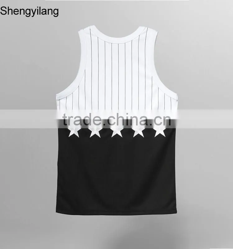 Custom Most fashionable printing tank top with your own logo, wholesale tank top guangzhou manufacturer