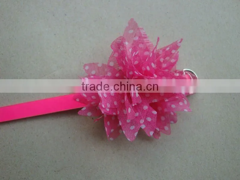 Fashion cute baby girls skinny belt with flowers