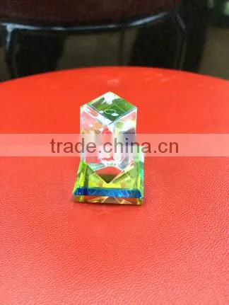2D/3D Laser Crystal Engraving,Crystal Cube,Crystal Ball With Base for Gift