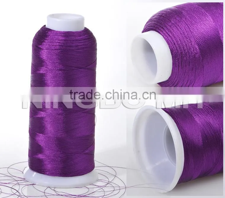 Small spool polyester embroidery machine thread