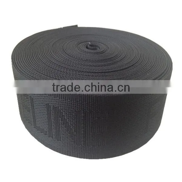 Military Black Polyester Webbing