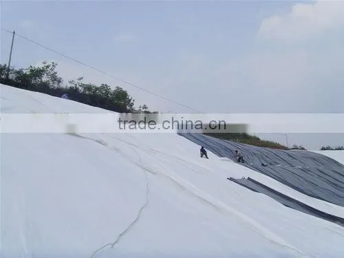 PET short fiber nonwoven geotextile
