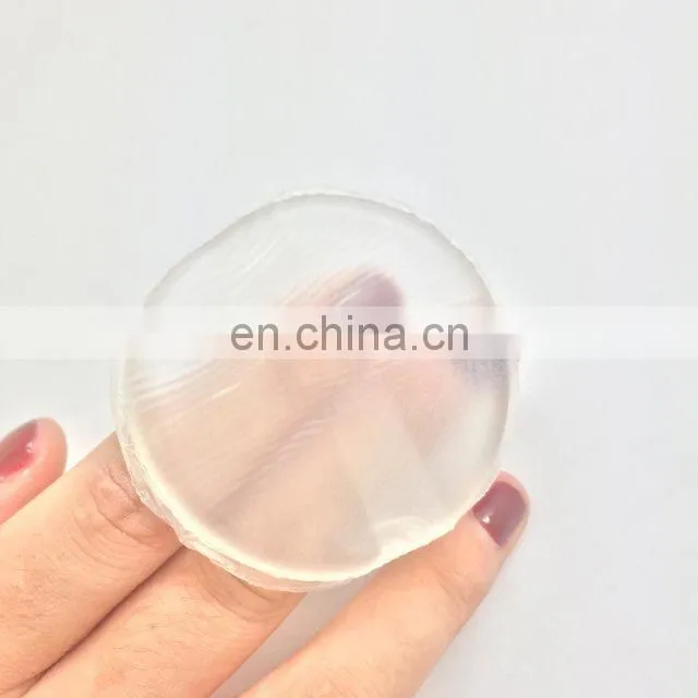 Alibaba whosale washable foundation transparent 100% silicone makeup power puff