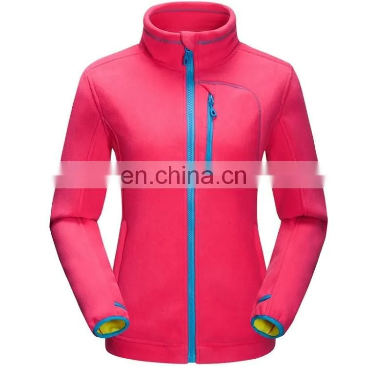 Female thick winter fleece jacket