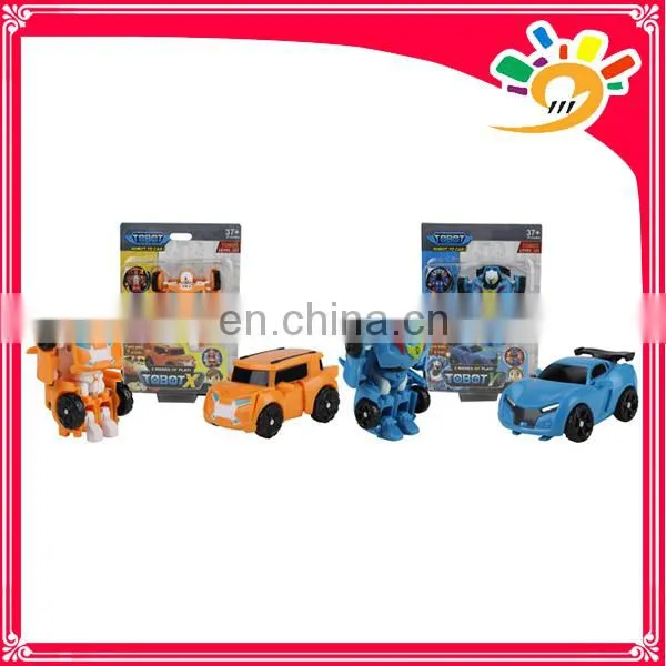 cheap car transform robot model toy plastic toy for kids