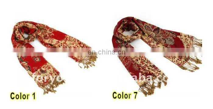 jacquard shawls india design indian scarves