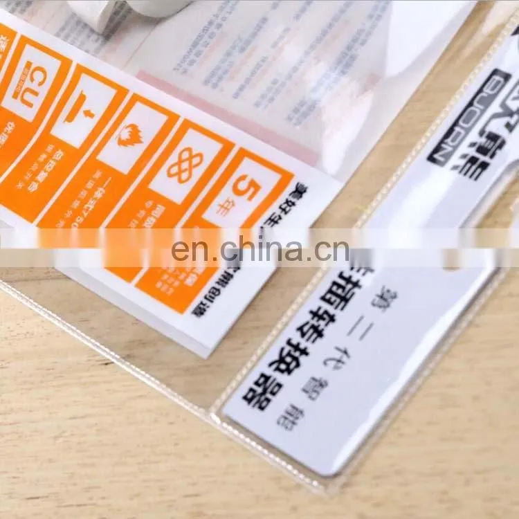 wholesale high quality plastic pvc waterproof bag for for electronic accessory packaging with coloring printing