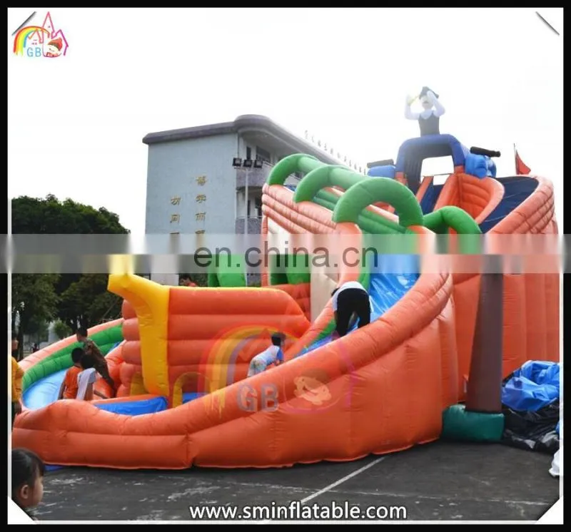 Large Inflatable Circle Slide,Commercial Round Slip n Slide For Sale