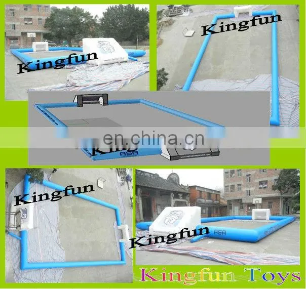 Best price inflatable soccer field with entrance