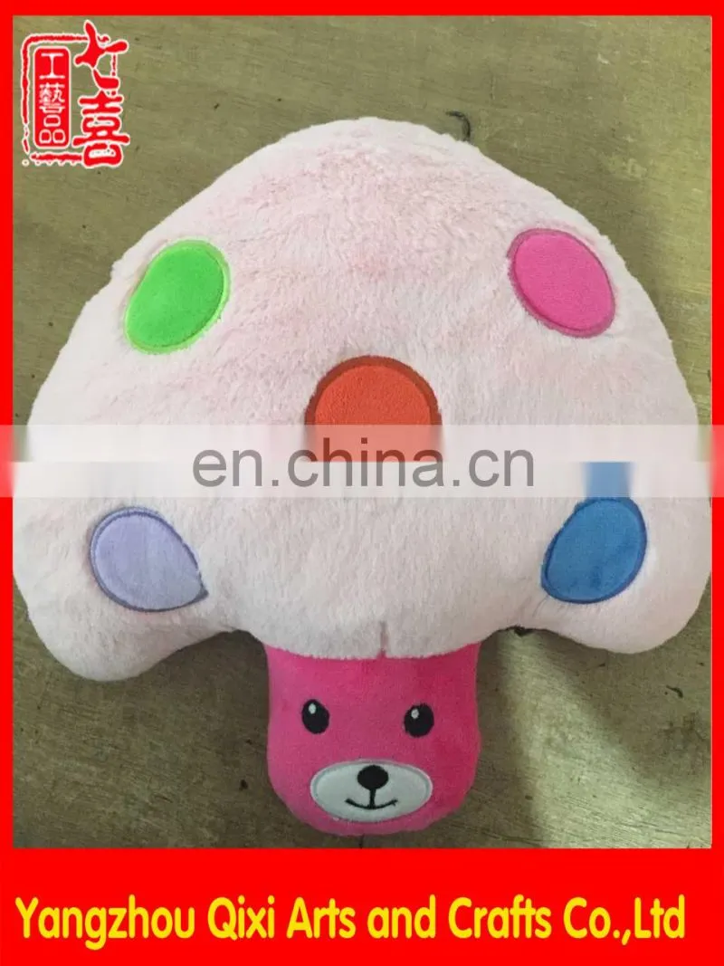 Lovely plush mushroom shape hot water bag cover