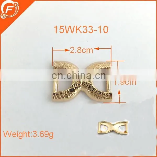 gold metal garment accessories for wholesale