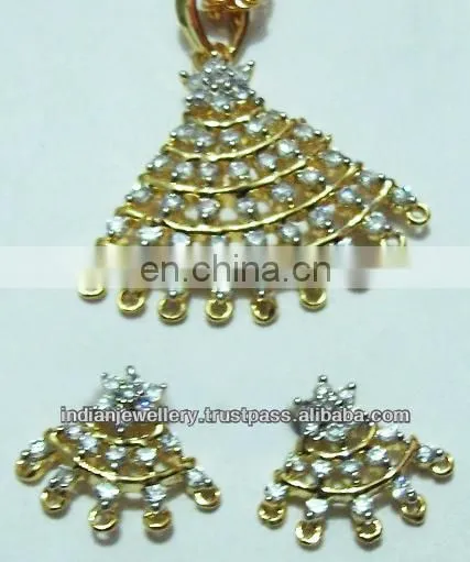cz pendants jewelry manufacturer, cz pendant jewelery exporter