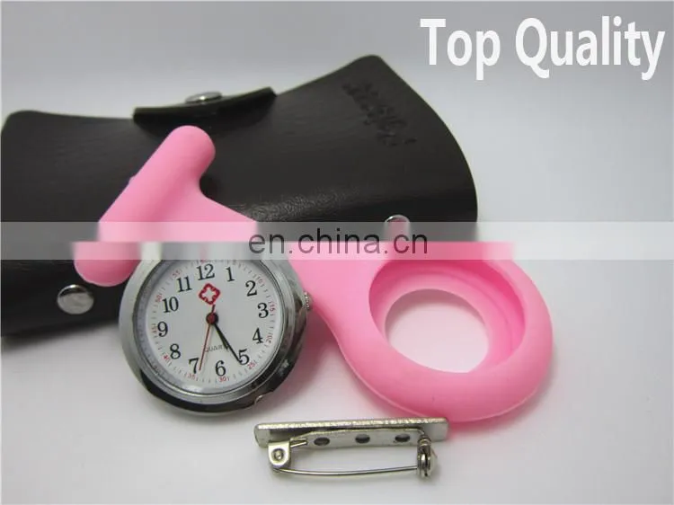Promotional Merchandise Silicone Rubber Brooch Nurse Watch