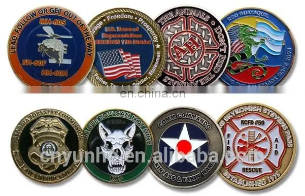 Police Firefighters Challenge Coins