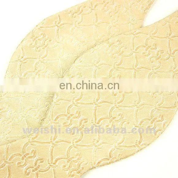 Elegant men's contract pattern microfibre self bow ties in the style of Korea