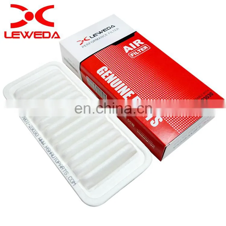 Auto air filter element 17801-23030 automotive air filter for Yaris