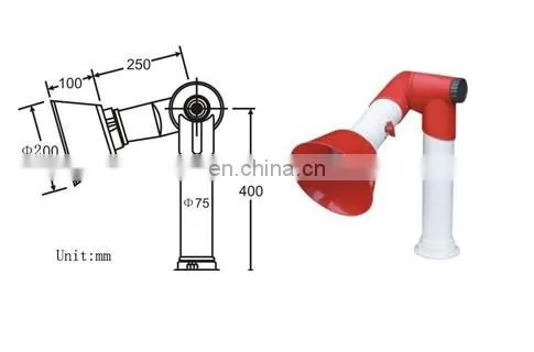 Wall and ceiling mounted lab arm 3 joint fume extraction,laboratory fitting/ventilation equipment