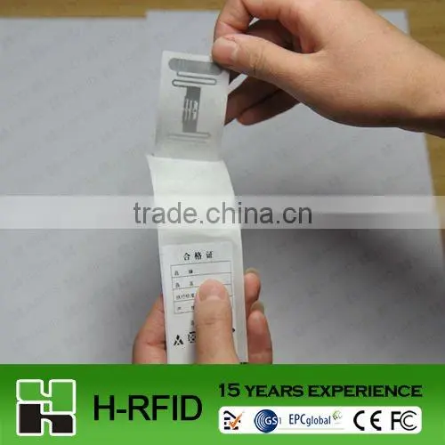 Paper rfid card for book management