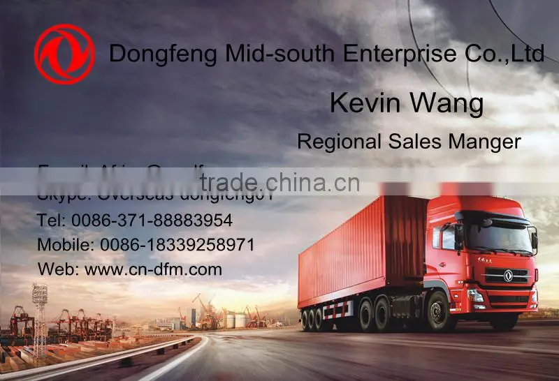 Heavy duty Dongfeng crude oil tank trailer/ fuel tanker semi-trailer