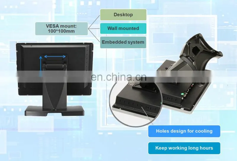 12 inch Ture Flat Screen All-In-One Pos Win10 System Terminal Computer Pc Capacitive Touch Screen