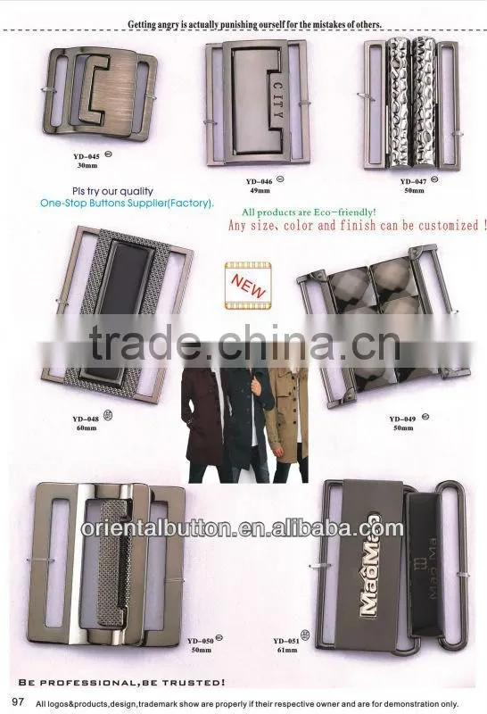 Women fashion metal adjustable buckles