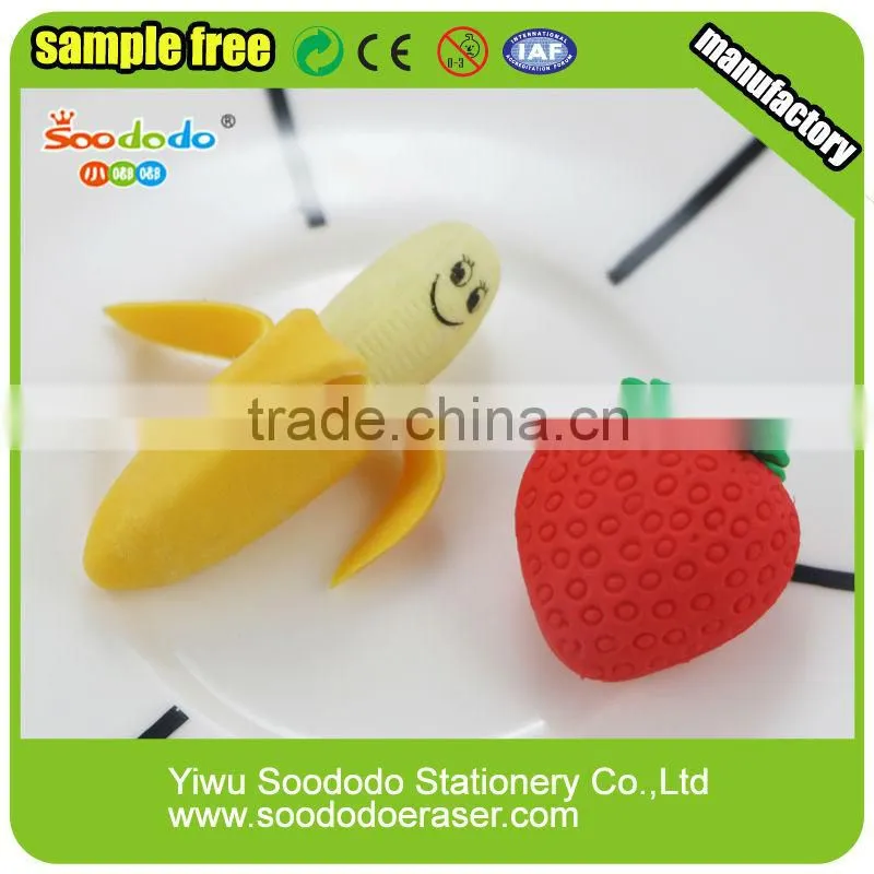 Cheap Novelty Colourful Office Fruit Eraser
