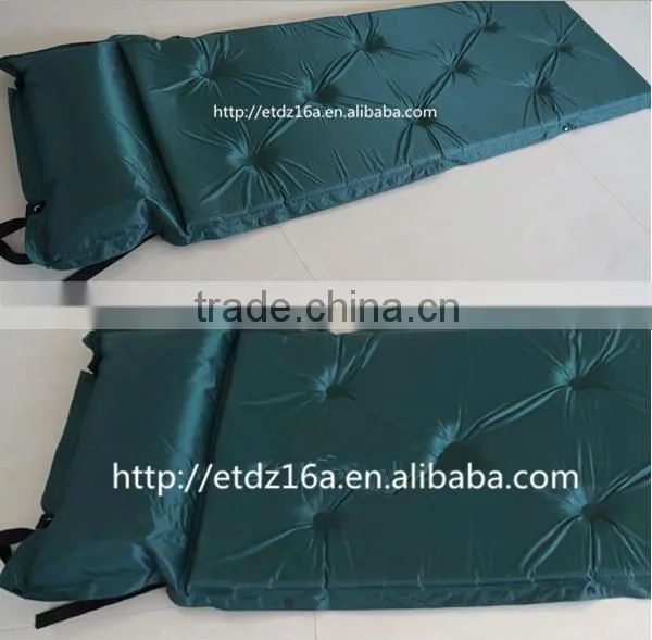 camping mat inflatable air mattress self inflating pad with pillow