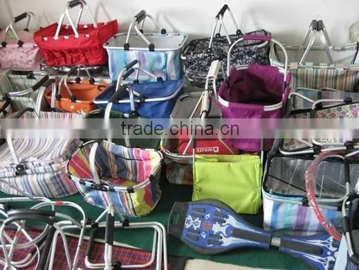collapsible picnic basket folding picnic basket with aluminium frame
