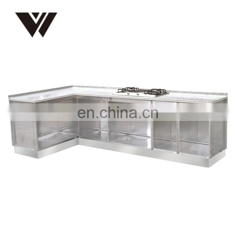 Commercial Stainless Steel 304 Modular Kitchen Cabinets