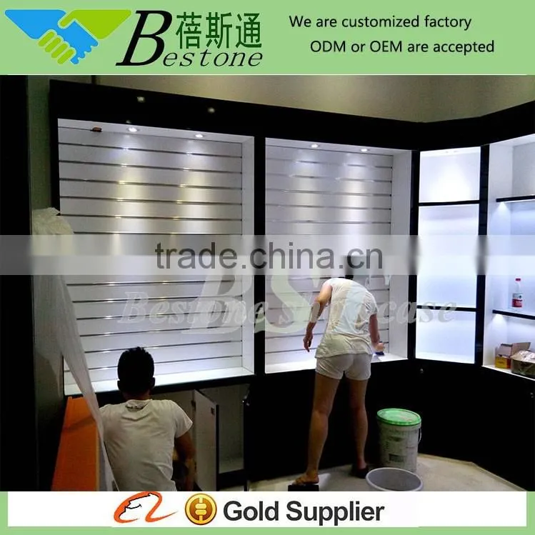 Wholesale fashion retail concession stand with slatwall for gift shop